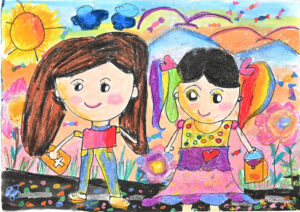World Children\'s Art mang đến cho chúng ta một cơ hội để khám phá những tác phẩm nghệ thuật đầy tinh tế của trẻ em trên khắp thế giới. Hãy thưởng thức các bức tranh vẽ đầy màu sắc và sống động này để cảm nhận được sức sáng tạo của trẻ thơ.